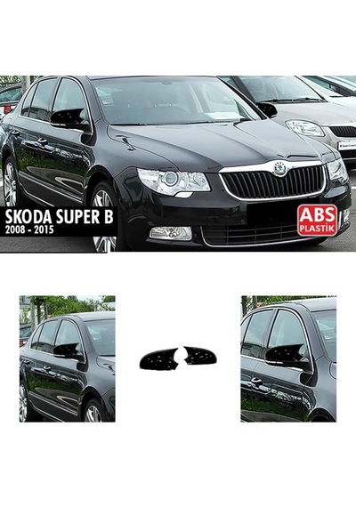 Skoda Superb Yarasa Ayna Kapağı 2008 - 2015 Arası Super B Batman Ay