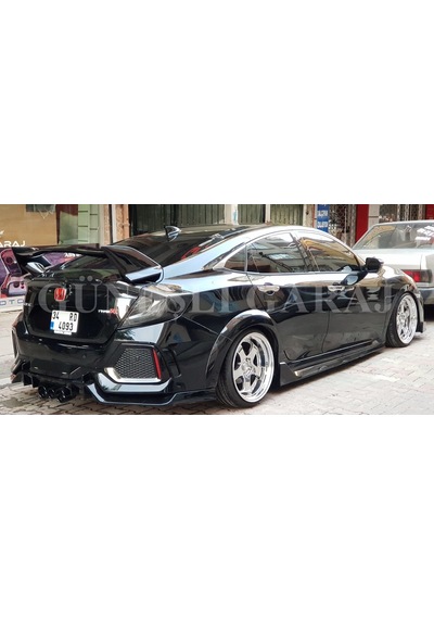 Honda Civic (Plastik) Fc5 Typer Yan Marşpiyel