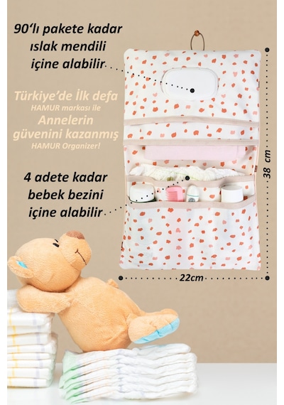 Bebek Alt Açma Bakım Çantası Organizer
