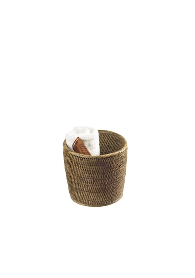Basket Malzemelik, Oval, Tezgah Üstü - Kahve Kahve