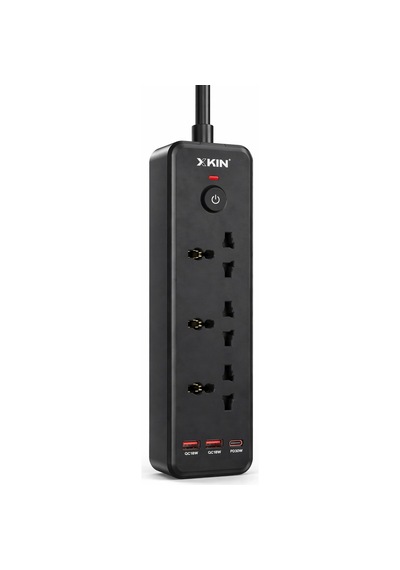 Bychie Xkin 2500w Akım Korumalı Priz 6 Lı Usb-c Pd 30w 0.1 M