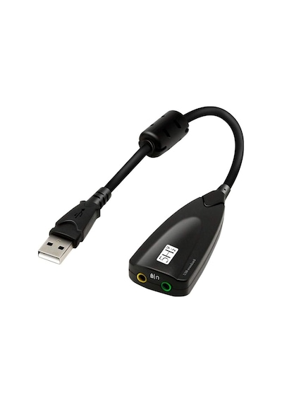 AoGo Kablolu USB 5hV2 Sound Harici Ses kartı