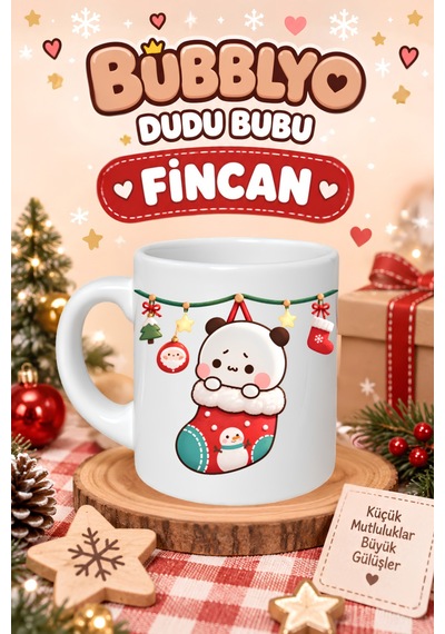 Dudu Bubu Fincan + Magnet + Bardak Altlığı Yeşil Yeşil
