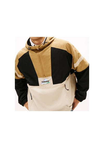 Tommy Hilfiger Light Weight Nylon Anorak Erkek Bej Ceket Dm0dm22260