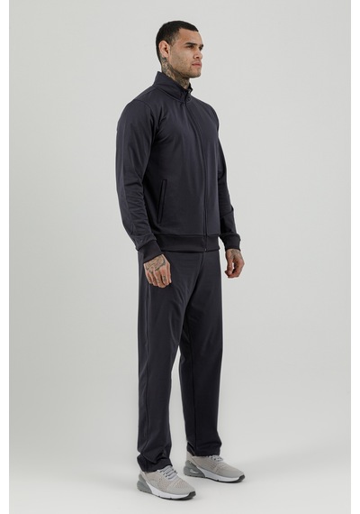 Airlife Sportswear Tam Boy Fermuarlı Erkek Dik Yakalı Eşofman Takımı Lacivert