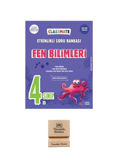 Okyanus Yayınları 4. Sınıf Classmate Fen Bilimleri Etkinlikli Soru Bankası