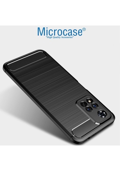 Xiaomi Redmi Note 11 Pro Çin Vers. Brushed Silikon Kilif - Siyah 537457404