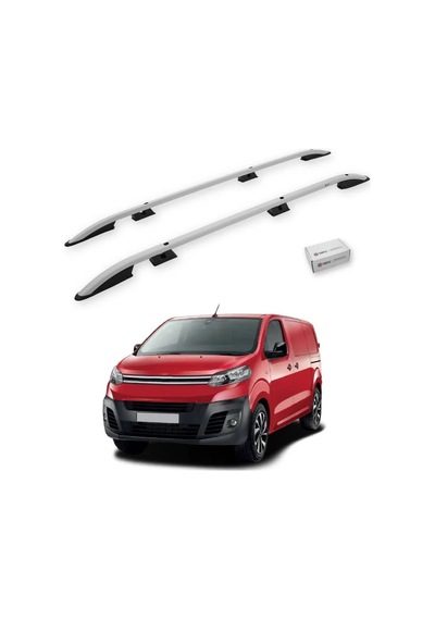 Turtle Citroen Dispatch Mk3 2017-2025 / Kısa Şasi Tavan Çıtası Crown Gri