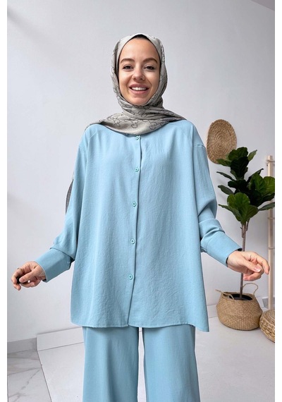 Kahijab Pearly Takım - Mavi