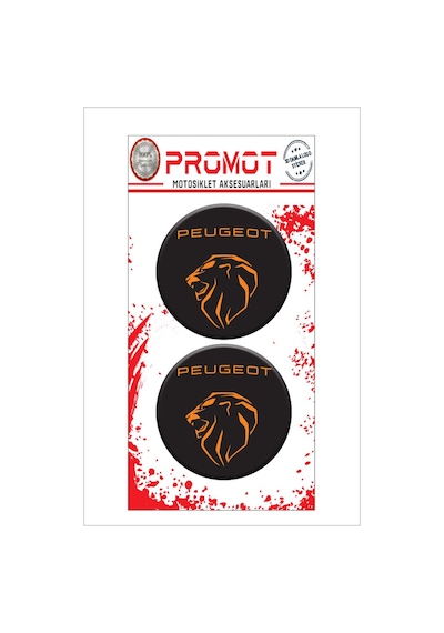 Peugeot 3d Damla 2 Li Sticker Logo 6