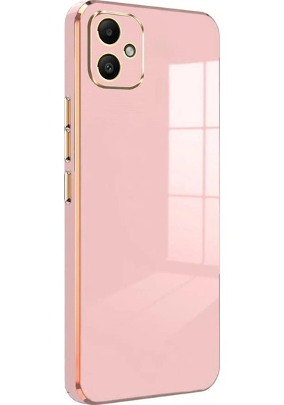 Mey İthalat Samsung Uyumlu Galaxy A05 Kılıf Volet Silikon - Pembe