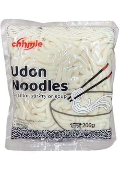 Udon Style Wheat Noodles 200 G Japon Usulü Kalın Buğday Eriştesi Stir Fry, Ramen Ve Çorbalık Udon Noodle