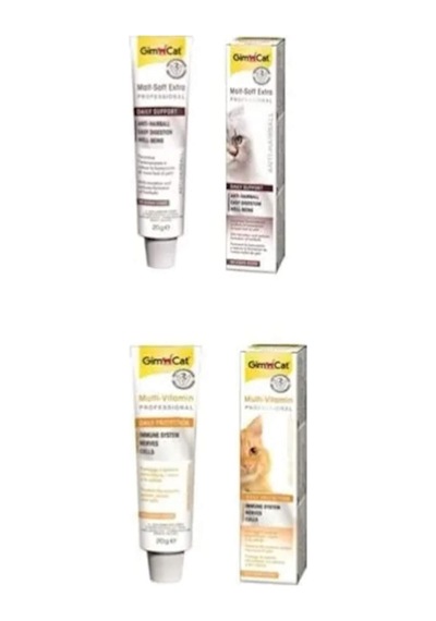 Gimcat Malt Soft 20 Gr + Gimcat Multivitamin 20 Gr