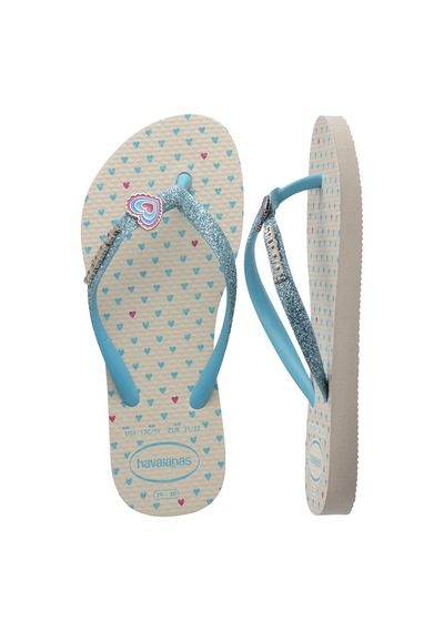 Havaianas Kıds Slım Glıtter Iı Simli Kız Çocuk Parmak Arası Terlik 4146976 4146976 0121 Bej