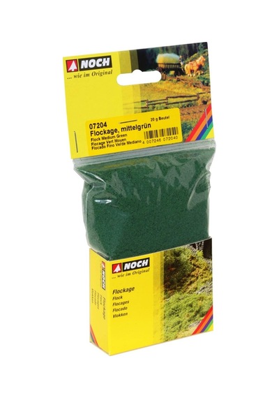 Noch 7204 Flock, Yeşil, 20 Gram Diorama Malzemesi-54602