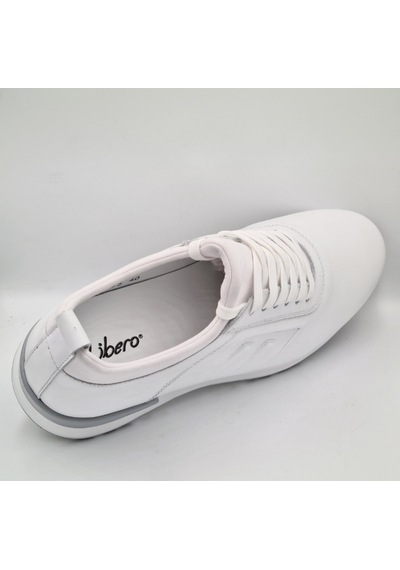 Libero 4195 Beyaz Hakiki Deri Erkek Günlük Casual Sneaker