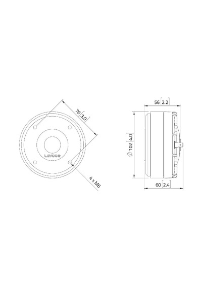 Lavoce Df10.17T 1" 60W Tweeter