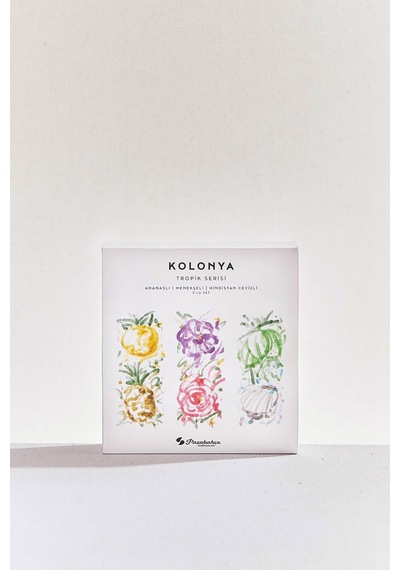 Paşabahçe Kolonya Tropic Serisi 3'lü Set