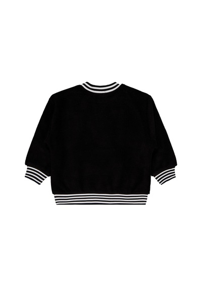 Civil Boys Armalı Reglan Kol 2-5 Yaş Sweatshirt - Siyah
