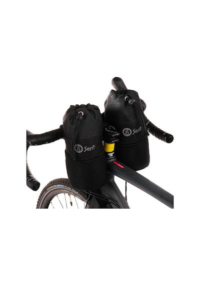 Semçanta - Bikepacking Gidon Suluk ve Malzeme Çantası - Siyah