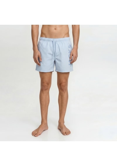 Jack & Jones Erkek Logo Detayli Normal Kalip - Maui - 12291391 Celestial Blue