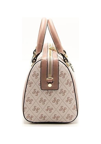 Silver Polo Sp1091 Kadın El Çantası Monogram Pembe-somon