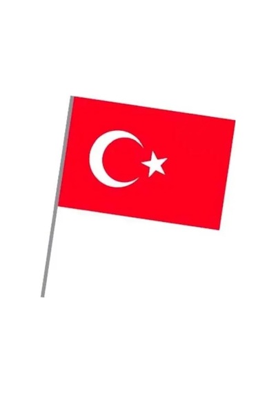 Sopalı Kağıt Bayrak Büyük 20 Adet Diğer