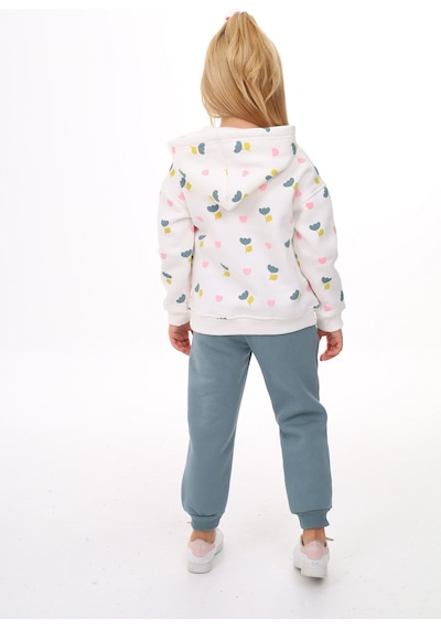 Toontoy Kids Toontoy Kız Çocuk 2'li Takım Baskılı Kapüşonlu Sweatshirt & Beli Paçası Lastikli Jogger Eşofman Altı - Renk Bloklu & 3 İplik Şardonlu Mint Toontoy Kids Toontoy Kız Çocuk 2'li Takım Baskılı Kapüşonlu Sweatshirt & Beli Paçası Lastikli Jogger Eşofman Altı - Renk Bloklu & 3 İplik Şardonlu Mint