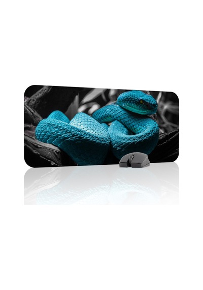 Yılan Kaymaz Dikişli Kauçuk Oyuncu Mousepad V1 - 70x30 Xl Gaming Mouse Pad Fare Altlığı