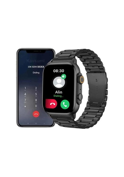 Mey İthalat Akıllı Saat Arama Konuşma Gps Ve Nfc Özelliği 3 Kordonlu Amoled Ekran