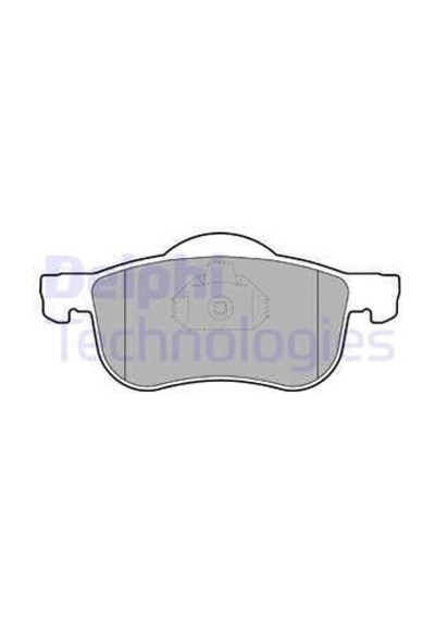 DELPHI LP1458 Fren Balatası Ön S60 00- S70 97-00 S80 98- V70 97-07 Xc70 00-