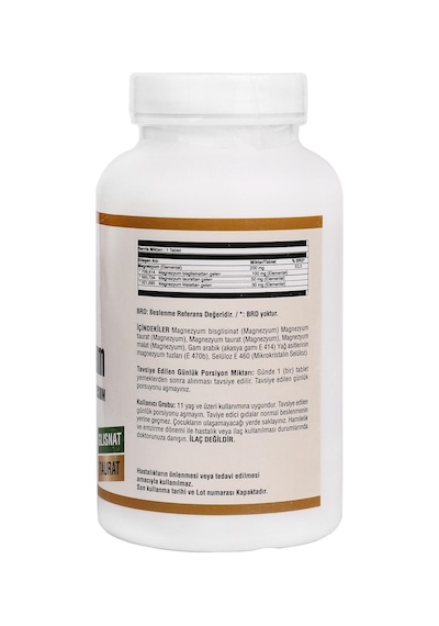 Ncs Magnesium Bisglisinat Malat Taurat 180 Tablet Magnezyum