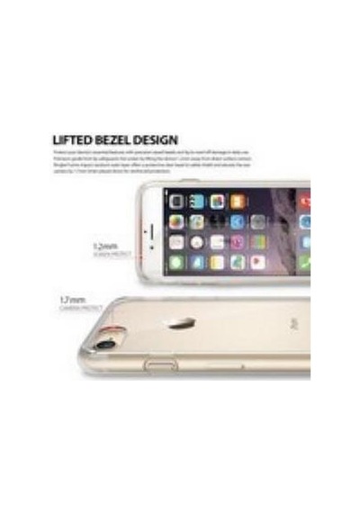 Ringke Fusion Apple Uyumlu iPhone 7/8 İle Kılıf Crystal Clear Tpu Bumper Extra Darbe Emici