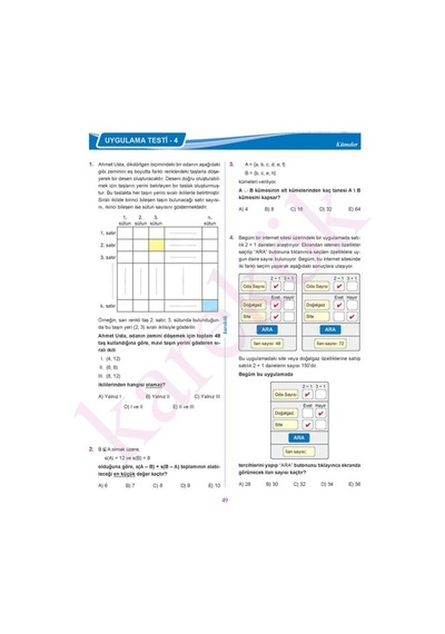 Yeni Müf. Karekök Yayınları Güncel 9.sınıf Matematik Konu Seti