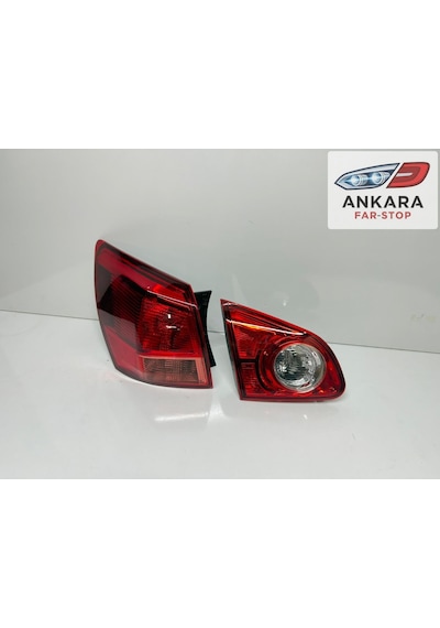 Nissan Qashqai 2007 - 2010 Stop Lambası Sol İç Ve Dış Takım Toplam 2 Adet Stop