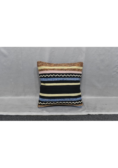 Zehra Abla Halı Yeni El Dokuma Dekoratif Kilim Kırlent Yastık Kılıfı 6090