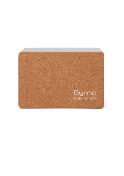 Gymo Pro Series Eva + Cork Yoga Blok Gri