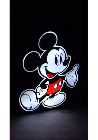 Micky Fare Dekoratif Aydınlatma Led Gece Lambası Çok Renkli