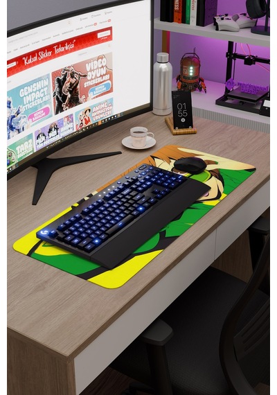 Persona 4 Kaymaz Dikişli Kauçuk Oyuncu Mousepad V5 - 70x30 Xl Gaming Mouse Pad Fare Altlığı
