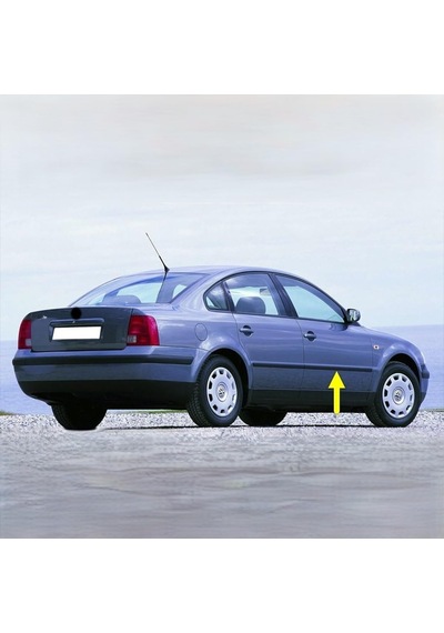 Sağ Ön Kapı Çıtası Siyah Plastik 3b0853516 Vw Passat B5 İle Uyumlu 1997-2000