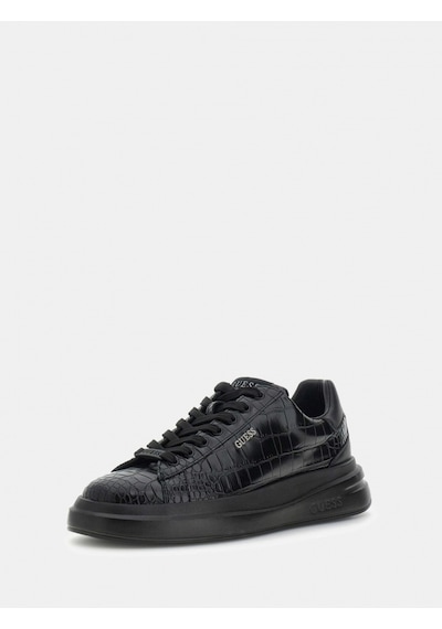Guess Elba Erkek Siyah Sneaker Fmpelaele12-black Siyah