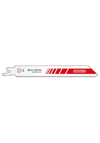 Ceta Form J40R-Mb150 Tilki Kuyruğu Bıçağı Metal İçin -5'Li