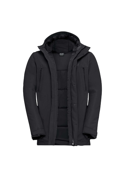 Jack Wolfskın Jack Wolfskin Glacier Shield Erkek Sarı Outdoor Ceketi 6000 Siyah