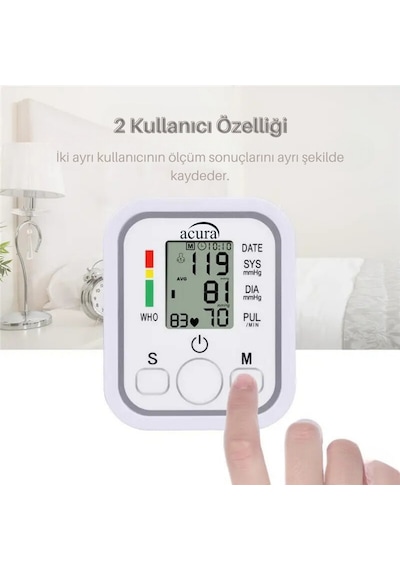 Acura AC-463K Koldan Ölçer Konuşan Tansiyon Aleti