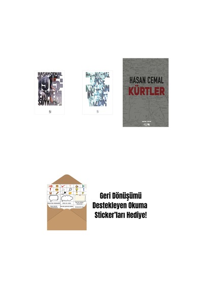 1915: Ermeni Soykırımı + Kimse Kızmasın Kendimi Yazdım + Kürtler + Okuma Sticker'ları
