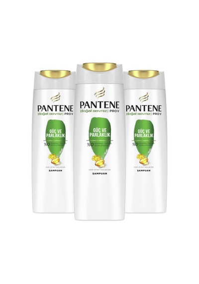 3'ü 1 Arada Güç Ve Parlaklık Şampuan 400 Ml 3 Adet İnce Telli