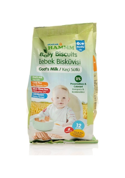 Hammm Keçi Sütlü Bebek Bisküvisi 400 gr