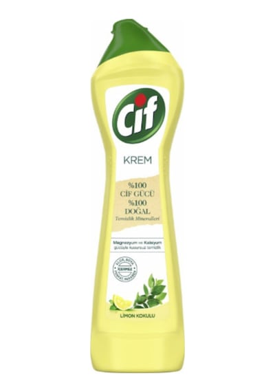 Cif Krem Temizleyici Limon Kokulu 500 Ml 12 Adet