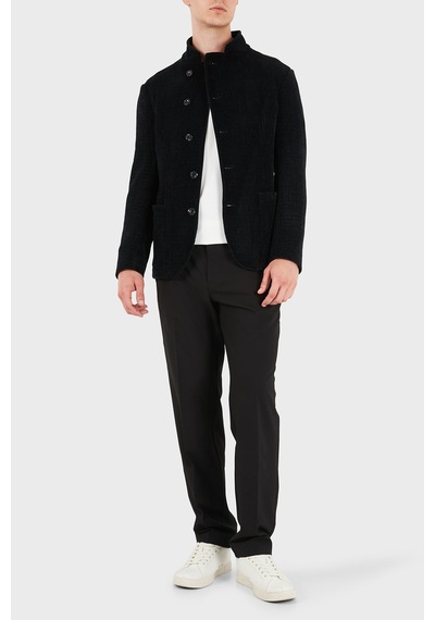 Emporio Armani Hakim Yaka Fermuarlı Astarlı Ceket Erkek Ceket Em005607 Te23228 Uc001 Siyah Emporio Armani Hakim Yaka Fermuarlı Astarlı Ceket Erkek Ceket Em005607 Te23228 Uc001 Siyah