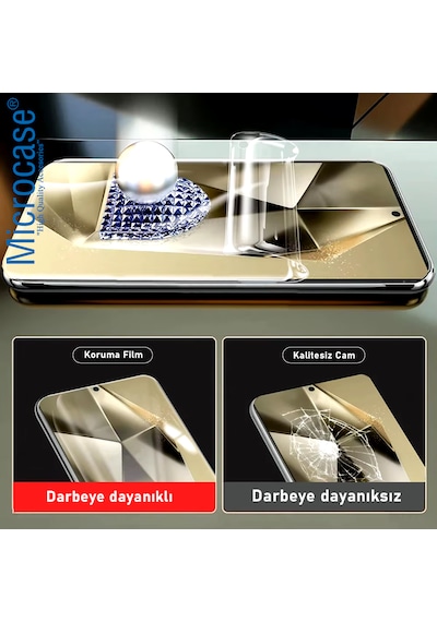 Microcase İphone 17e İle Uyumlu Full Tpu Nano Arka Ekran Koruma Filmi - Ekm102
